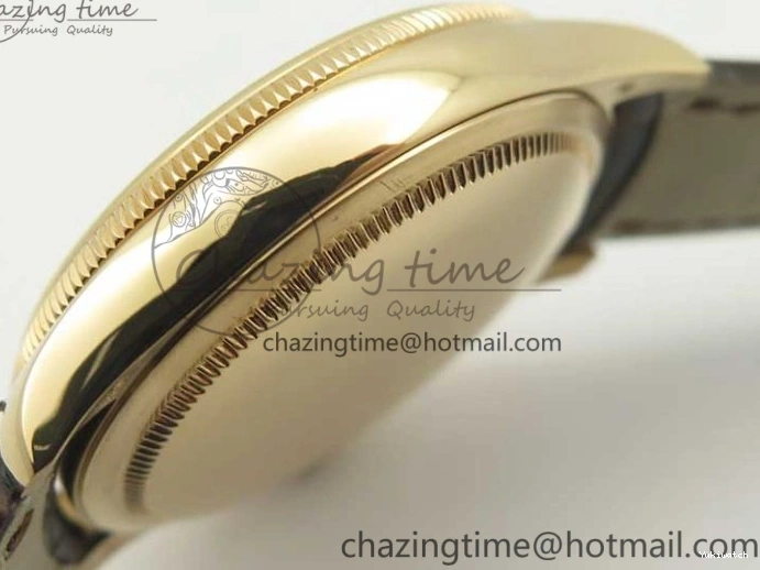 Edition Time V4 Marker 50509 Brown A3132 Cellini Dial Strap RG on MKF White Roman Leather Best 0131